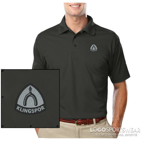 Blue Generation Classic Logo Moisture Wicking Polo Shirt